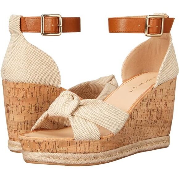 Women's Colette Wedge Sandal - Adjustable Buckle Closure - Picture 4 of 8
